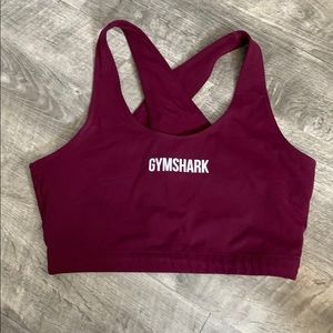 Gymshark red ruby sports bra